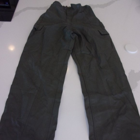 VINTAGE GERMAN ARMY MILITARY PANTS SIZE 27" X 30" GREY LD 400